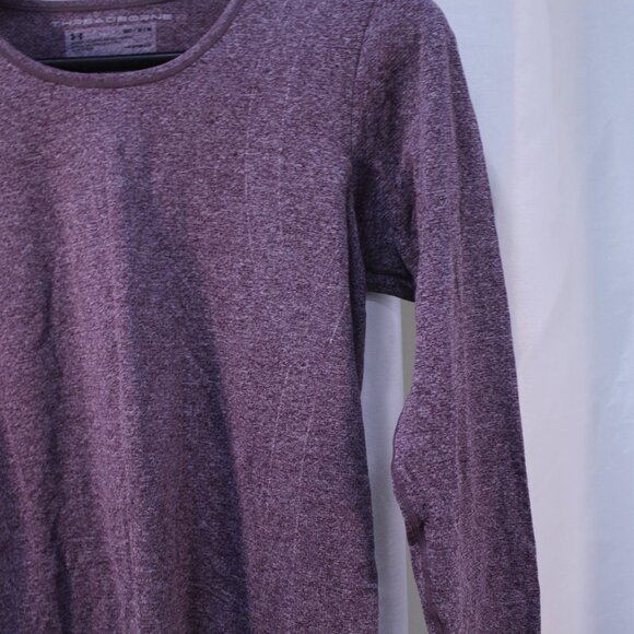Under Armour Heathered Purple Long Sleeve Top - Picture 7 of 13